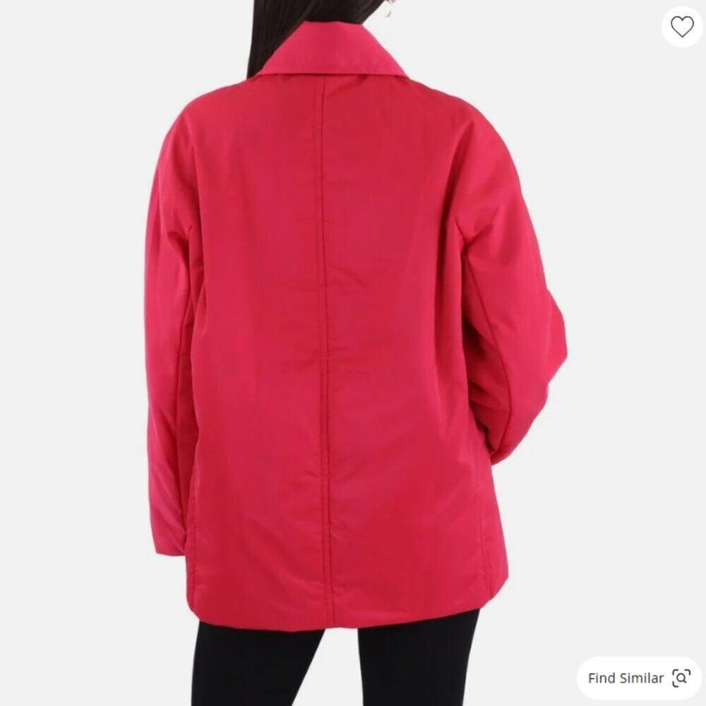 A.L.C. Lincoln Jacket NEW Streamlined Water Resistant Pink Snap Front Small - Picture 3 of 6